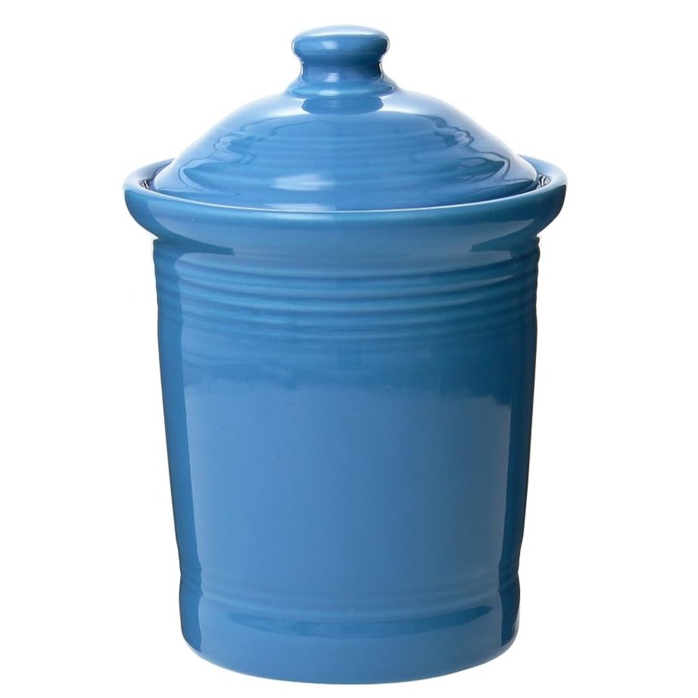 Retired Fiesta Peacock Blue Medium Canister & Lid (Intro 2005)